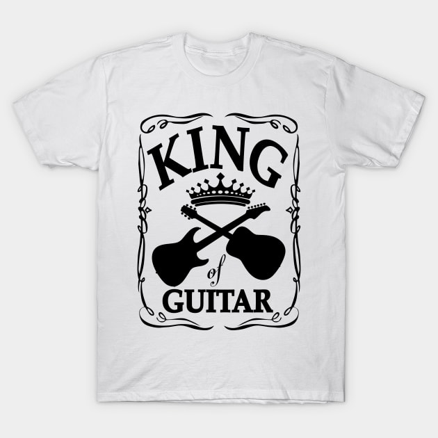 King of guitar T-Shirt by sebstgelais